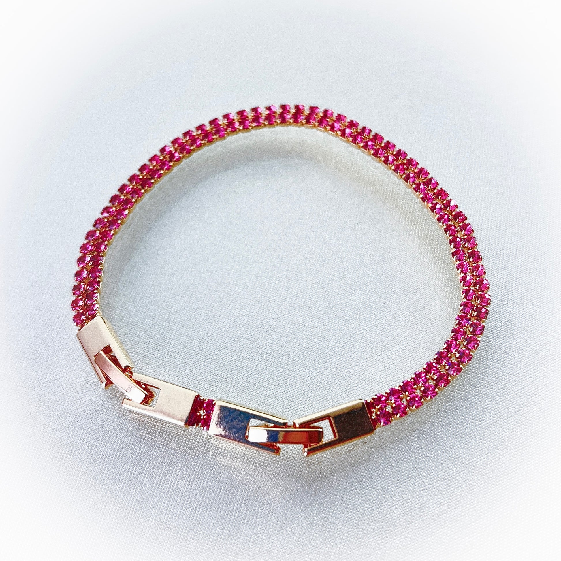 Designer Raspberry Color Bracelet