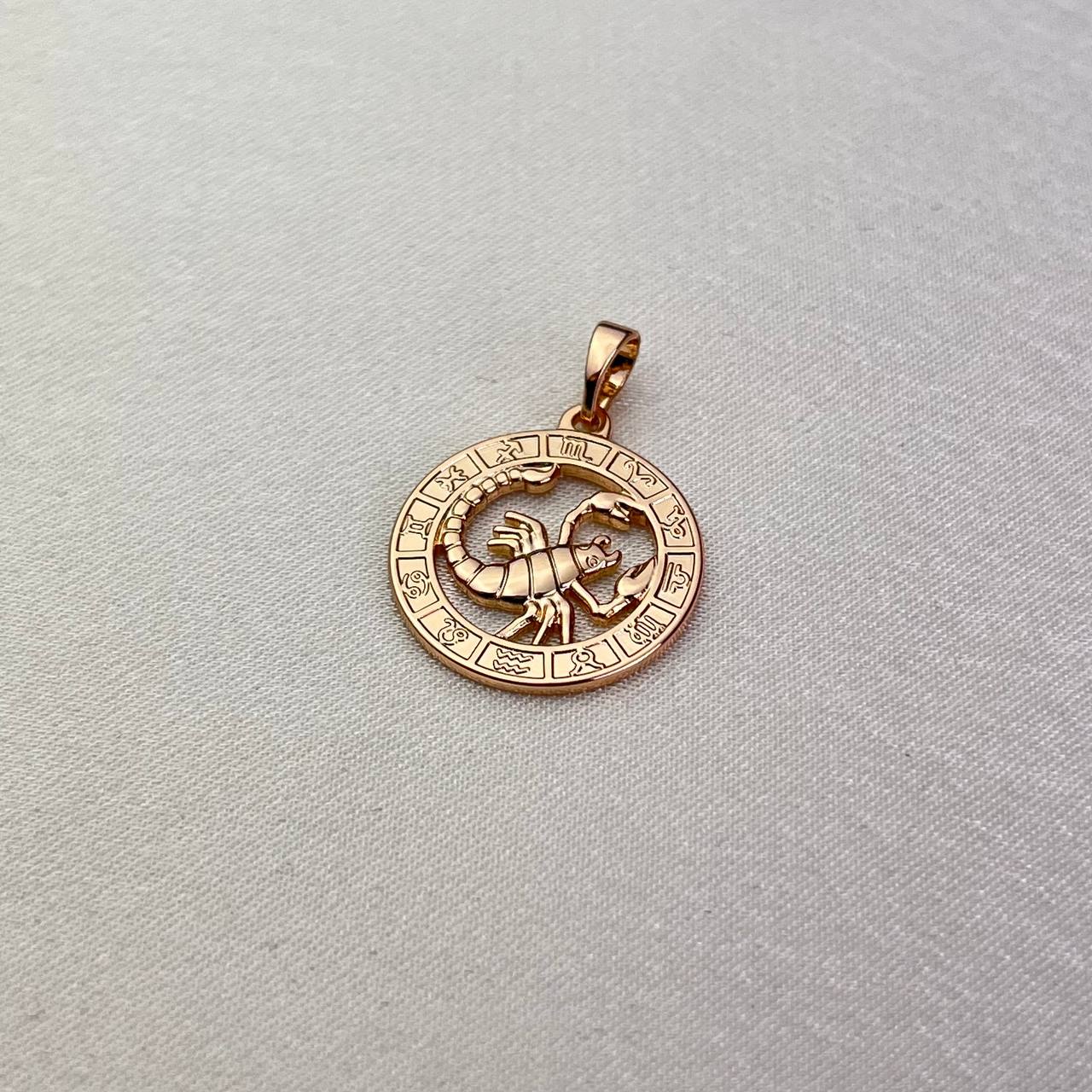 Cancer Zodiac Pendant Gold-Plated 2nd Edition