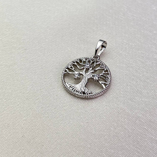 Tree of Life II Silver-Plated Pendant jewelry for woman beautiquepoint.com